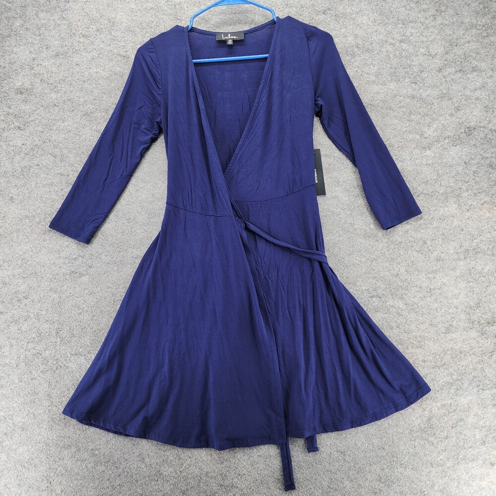 Lulus Wrap Dress Womens XS Short Purple